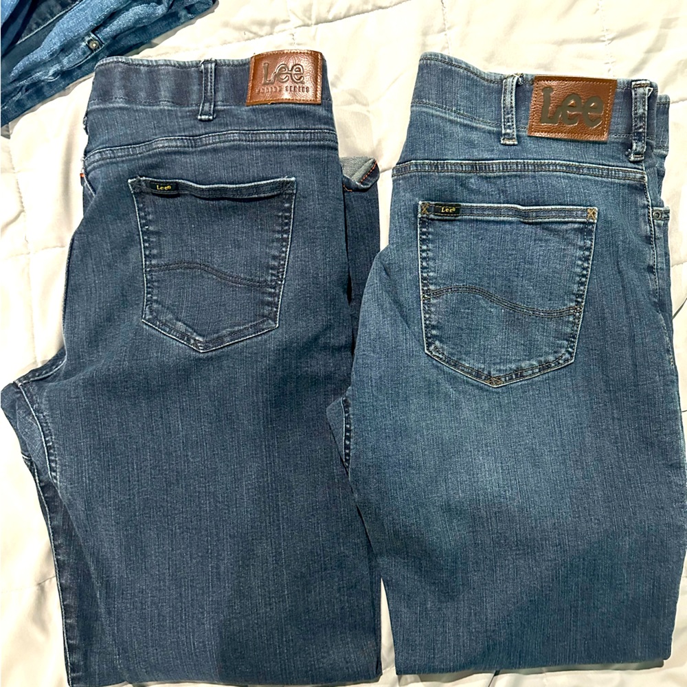 Lee’s Men’s Extreme Motion Jeans 36x34 (two pairs)